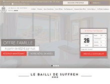 Tablet Screenshot of lebaillidesuffren.com